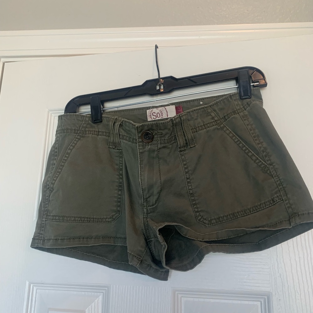 Green shorts
